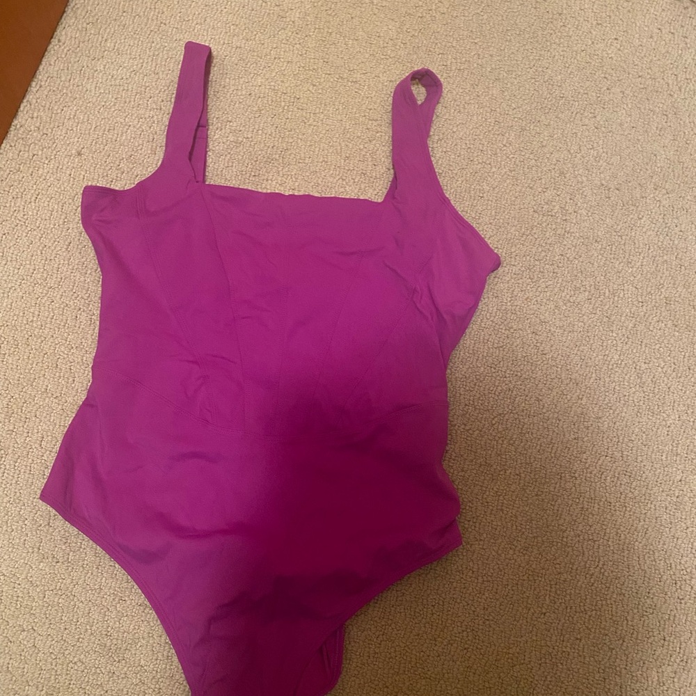 Womens Fuchsia One-Piece Swimsuit - Brand Unknown